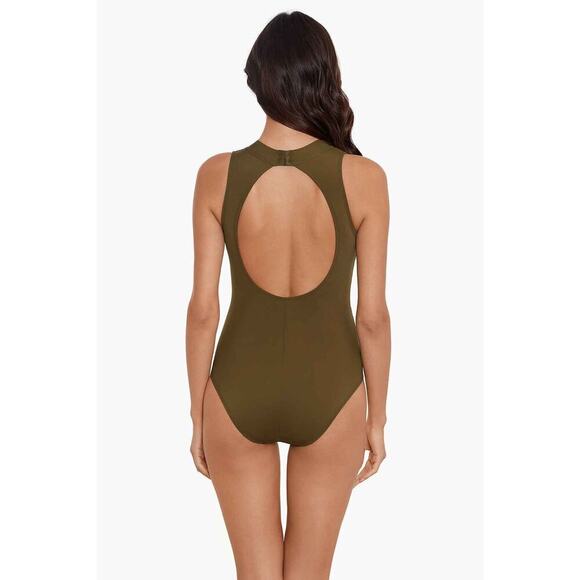 MAGICSUIT By MiraclesuitNGreen Charmed Life Iiona One Piece Swimsuit Size 12 NWT - Picture 6 of 12